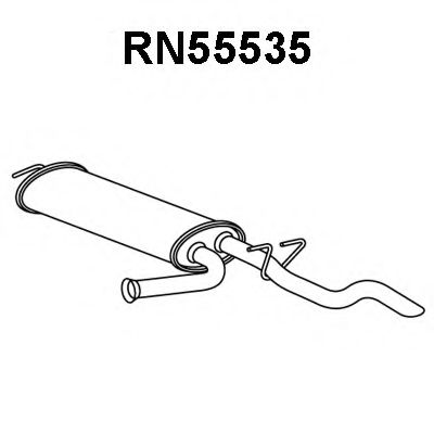 Глушитель выхлопных газов конечный VENEPORTE RN55535