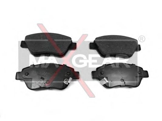 Комплект тормозных колодок, дисковый тормоз MAXGEAR 19-0522