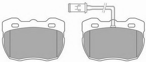 Комплект тормозных колодок, дисковый тормоз FREMAX FBP-1673