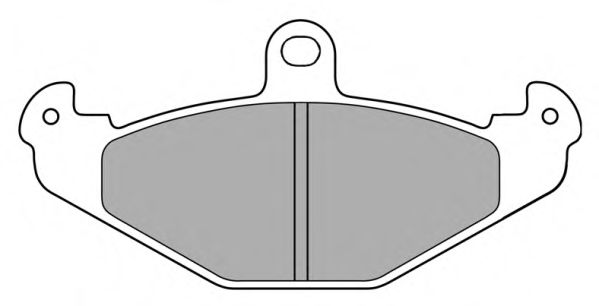Комплект тормозных колодок, дисковый тормоз FREMAX FBP-0779