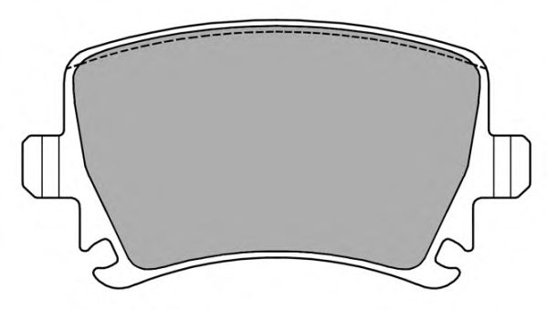 Комплект тормозных колодок, дисковый тормоз FREMAX FBP-1371