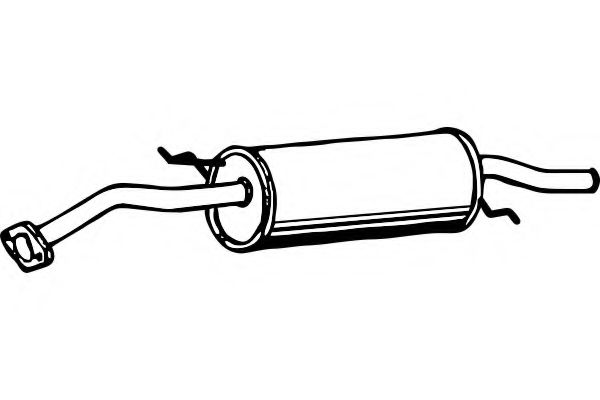 Глушитель выхлопных газов конечный FENNO 3553