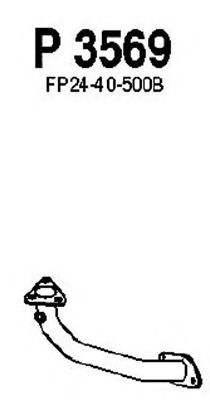 Труба выхлопного газа MTS 10281