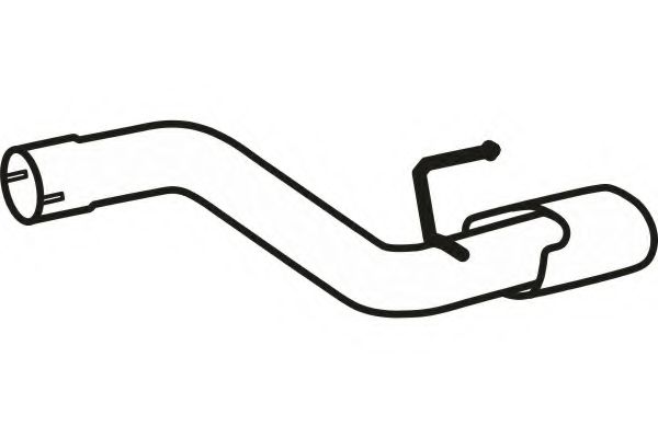 Труба выхлопного газа FENNO P43028