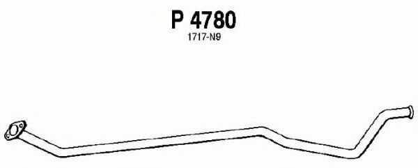 Труба выхлопного газа FENNO P4780