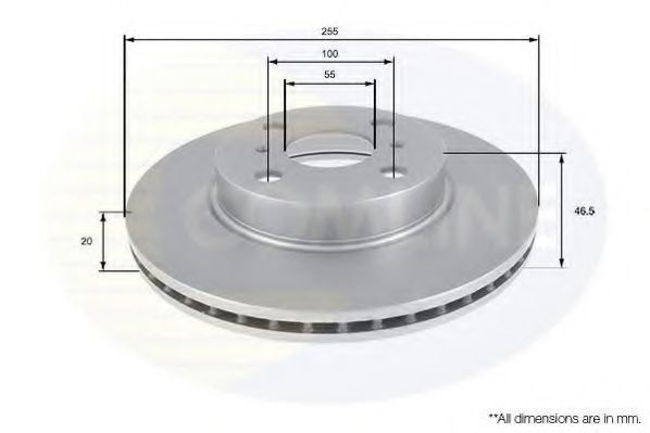 Тормозной диск COMLINE ADC01164V