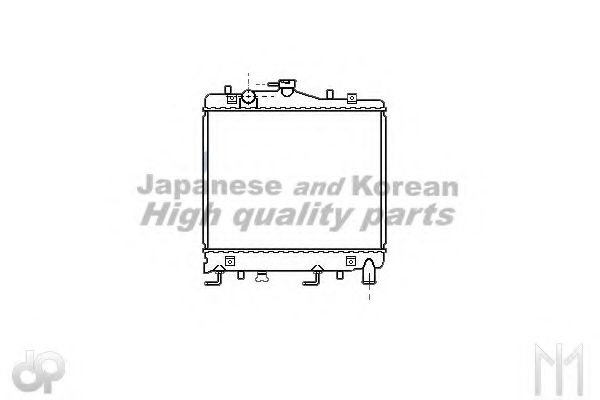 Радиатор, охлаждение двигателя ASHUKI I250-27