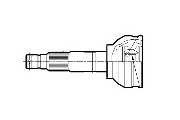 Рычаг независимой подвески колеса, подвеска колеса ASHUKI S097-97