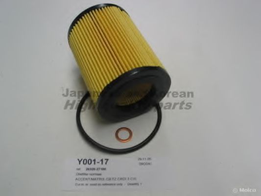 Масляный фильтр ASHUKI Y001-17