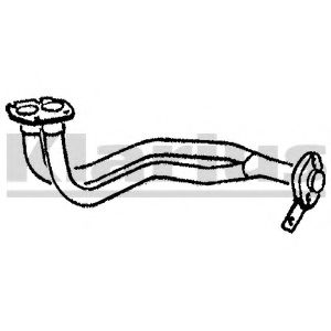 Труба выхлопного газа KLARIUS 120188