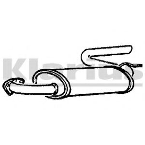 Глушитель выхлопных газов конечный KLARIUS 220139