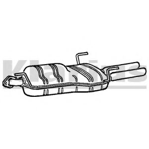 Глушитель выхлопных газов конечный KLARIUS 220540