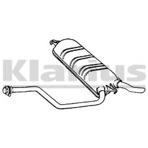 Глушитель выхлопных газов конечный KLARIUS 230209