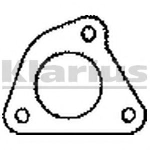 Прокладка, труба выхлопного газа KLARIUS 410238