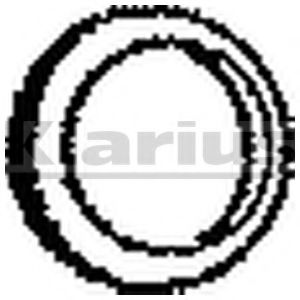 Прокладка, труба выхлопного газа KLARIUS 410255