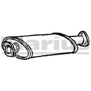 Средний глушитель выхлопных газов KLARIUS AR157W