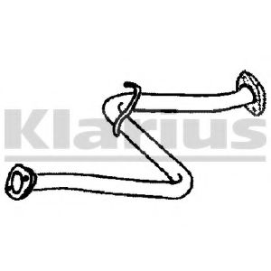 Труба выхлопного газа WALKER 16402