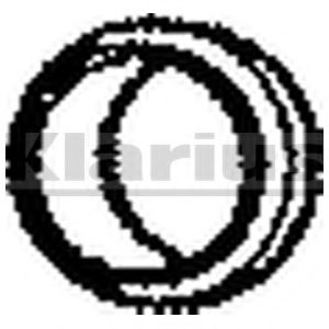 Прокладка, труба выхлопного газа KLARIUS MZG16