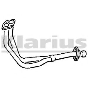 Труба выхлопного газа KLARIUS RN120B