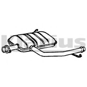 Средний глушитель выхлопных газов KLARIUS RN426B