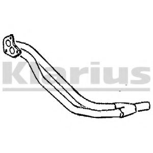 Труба выхлопного газа WALKER 06763