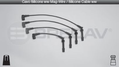 Комплект проводов зажигания BRECAV 09.536