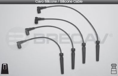 Комплект проводов зажигания BRECAV 21510