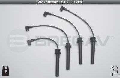 Комплект проводов зажигания BRECAV 22523