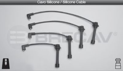 Комплект проводов зажигания BRECAV 32514
