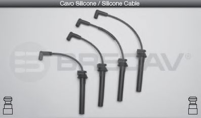 Комплект проводов зажигания BRECAV 42514