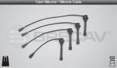 Комплект проводов зажигания BRECAV 51501