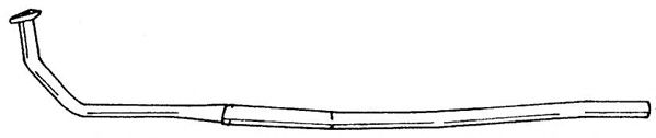 Труба выхлопного газа SIGAM 12117