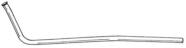 Труба выхлопного газа MTS 10340