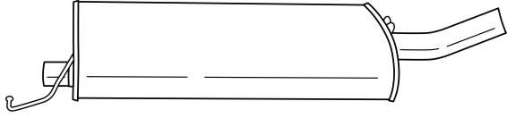 Средний глушитель выхлопных газов SIGAM 35451