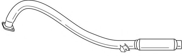 Труба выхлопного газа SIGAM 38704