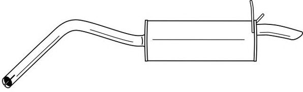 Глушитель выхлопных газов конечный SIGAM 49610