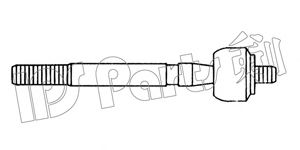 Осевой шарнир, рулевая тяга IPS Parts ITR-10H06
