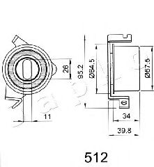 Устройство для натяжения ремня, ремень ГРМ LEMFÖRDER 20225