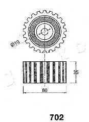 Устройство для натяжения ремня, ремень ГРМ JAPKO 45702