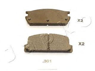 Комплект тормозных колодок, дисковый тормоз JAPKO 51301