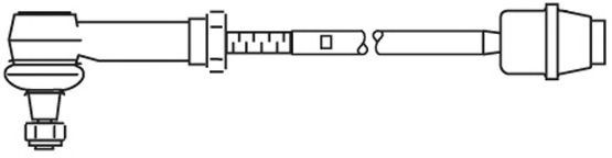 Поперечная рулевая тяга FRAP T256