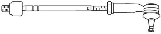 Поперечная рулевая тяга FRAP T/435