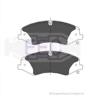 Комплект тормозных колодок, дисковый тормоз EEC BRP1730