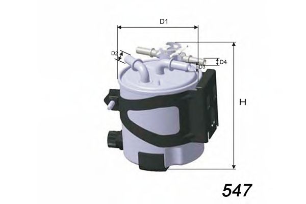 Топливный фильтр MISFAT M589