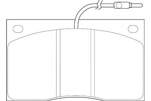 Комплект тормозных колодок, дисковый тормоз WAGNER WBP20380A