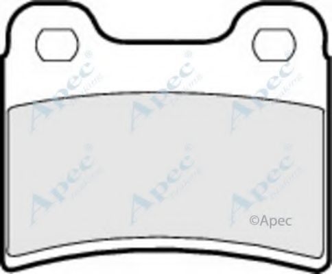 Комплект тормозных колодок, дисковый тормоз APEC braking PAD761