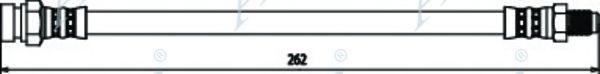 Тормозной шланг APEC braking HOS3323