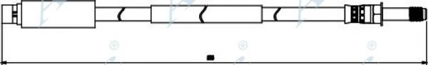 Тормозной шланг APEC braking HOS3850