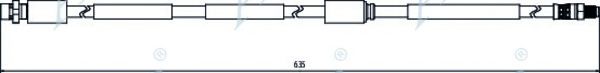 Тормозной шланг APEC braking HOS3959