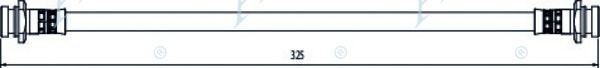 Тормозной шланг APEC braking HOS4121